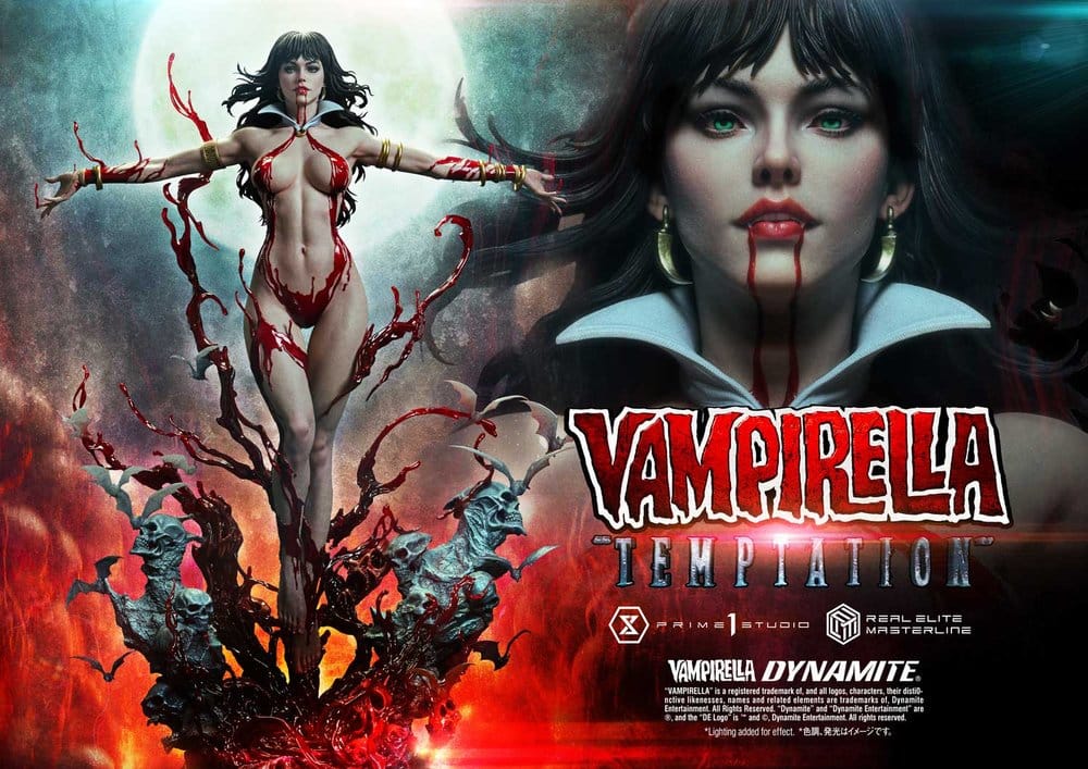 Vampirella Real Elite Masterline Series Statue 1/3 Temptation Bonus Version 100 cm 4582647125200