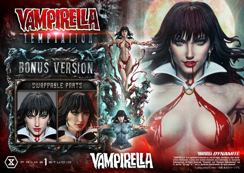 Vampirella Real Elite Masterline Series Statue 1/3 Temptation Bonus Version 100 cm 4582647125200