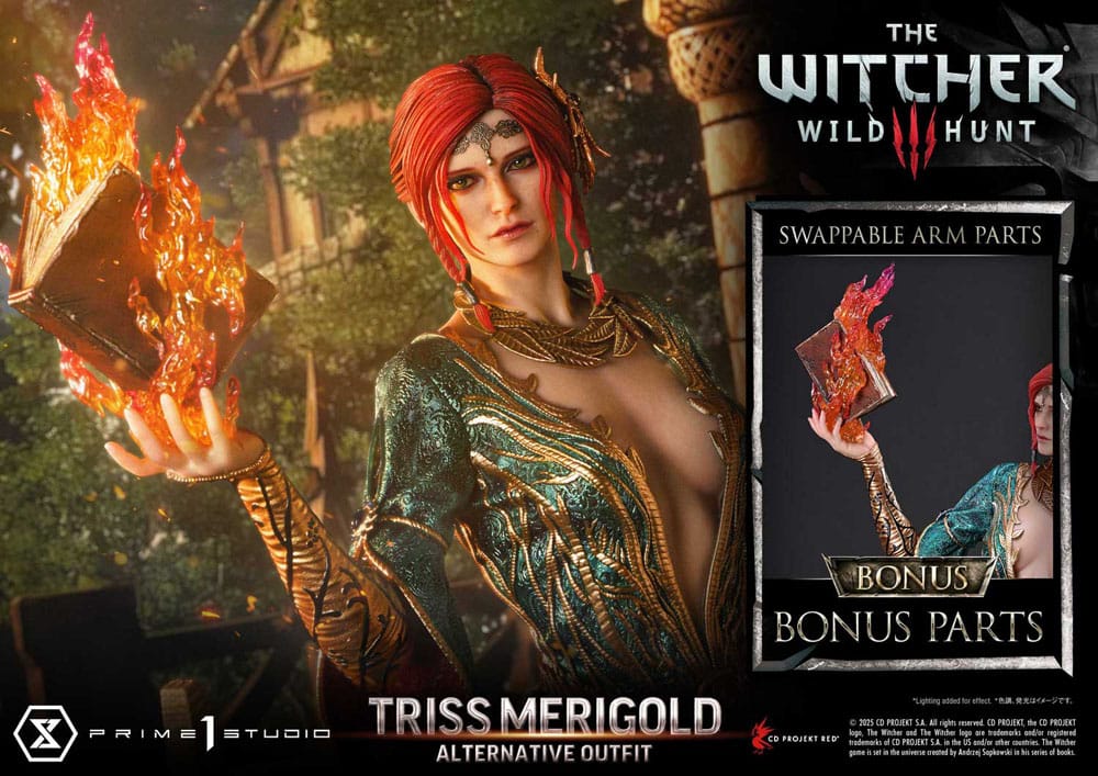 The Witcher 3: Wild Hunt Real Elite Masterline Series Statue 1/4 Triss Merigold Bonus Version 52 cm      4582647122629