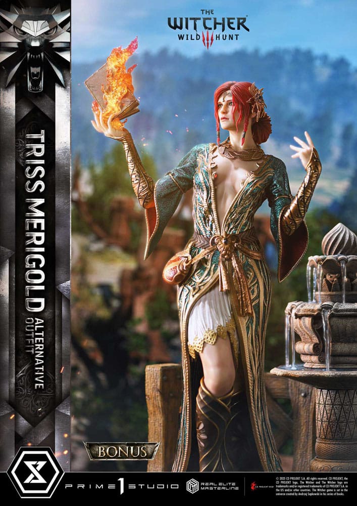 The Witcher 3: Wild Hunt Real Elite Masterline Series Statue 1/4 Triss Merigold Bonus Version 52 cm      4582647122629