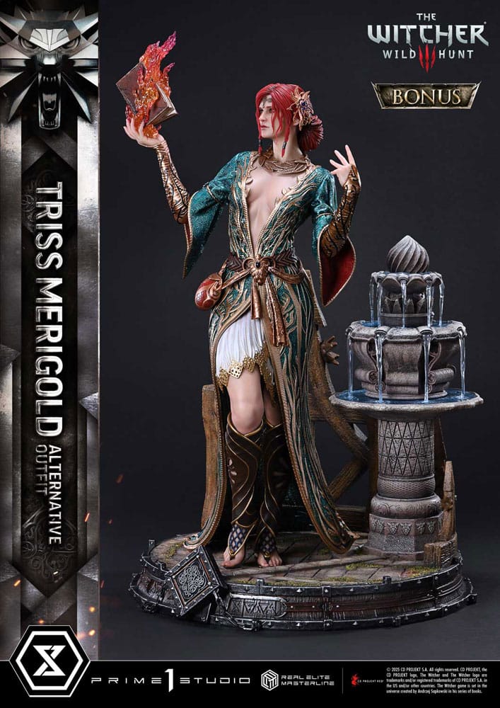 The Witcher 3: Wild Hunt Real Elite Masterline Series Statue 1/4 Triss Merigold Bonus Version 52 cm      4582647122629