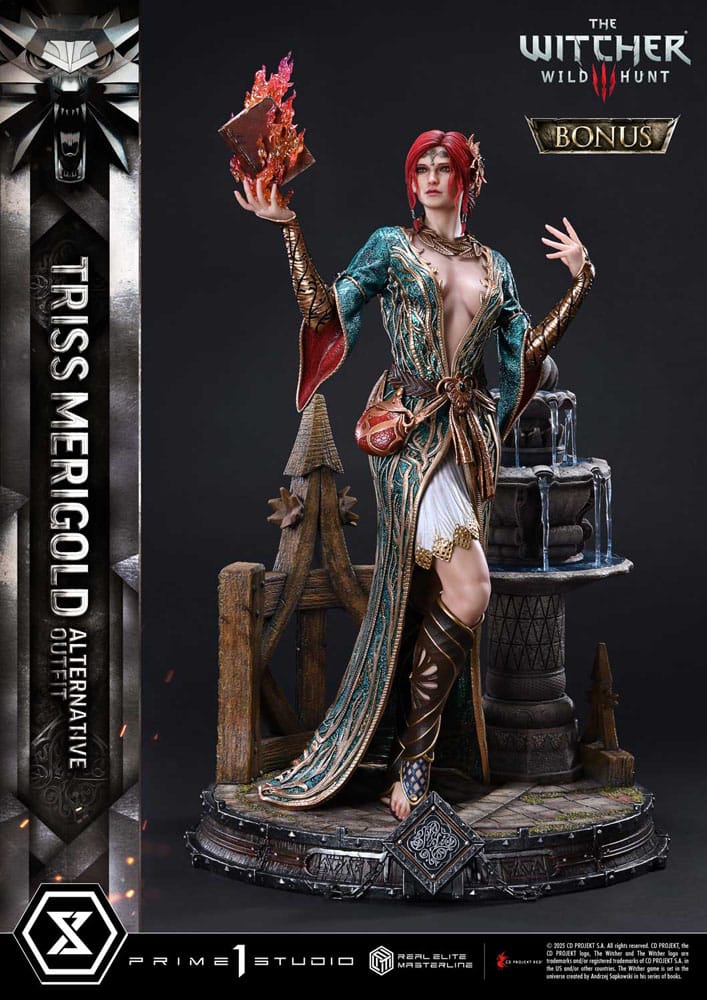The Witcher 3: Wild Hunt Real Elite Masterline Series Statue 1/4 Triss Merigold Bonus Version 52 cm      4582647122629