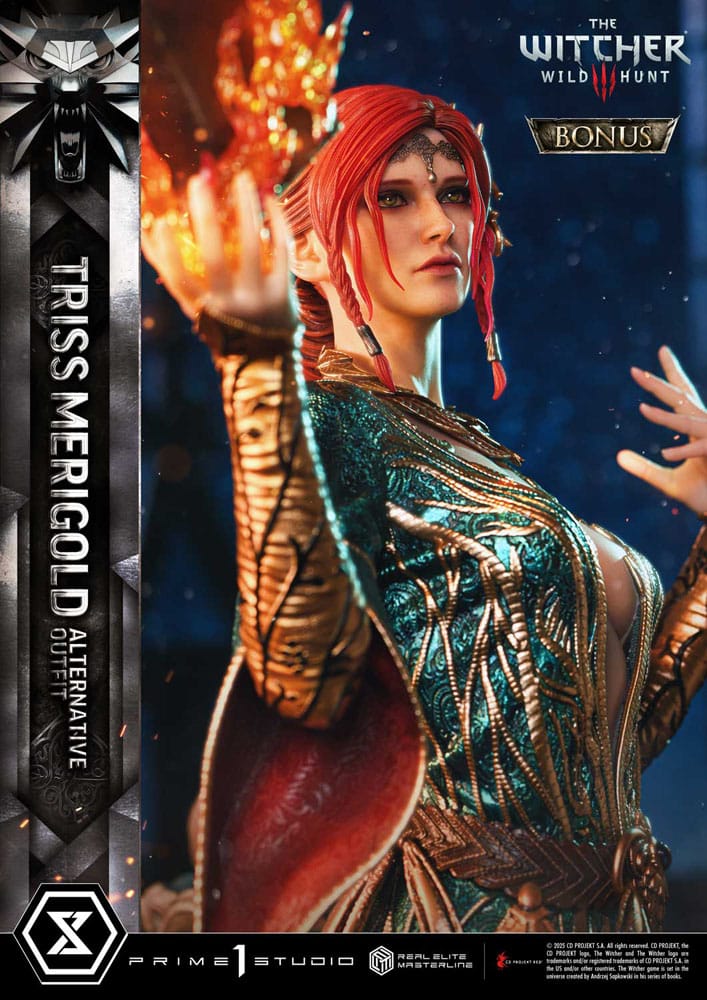 The Witcher 3: Wild Hunt Real Elite Masterline Series Statue 1/4 Triss Merigold Bonus Version 52 cm      4582647122629