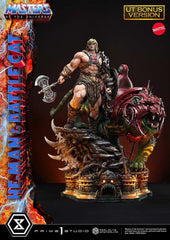 Masters of the Universe Real Elite Masterline Series Statue 1/4 He-Man & Battle Cat Ultimate Bonus Version 86 cm  4582647123442