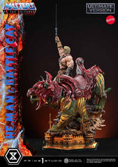 Masters of the Universe Real Elite Masterline Series Statue 1/4 He-Man & Battle Cat Ultimate Bonus Version 86 cm  4582647123442
