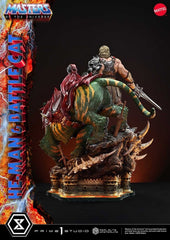 Masters of the Universe Real Elite Masterline Series Statue 1/4 He-Man & Battle Cat Ultimate Bonus Version 86 cm  4582647123442