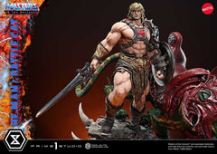 Masters of the Universe Real Elite Masterline Series Statue 1/4 He-Man & Battle Cat Ultimate Bonus Version 86 cm  4582647123442