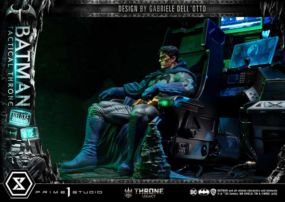 DC Comics Throne Legacy Collection Statue 1/3 Batman Tactical Throne Deluxe Version 57 cm 4580708047287