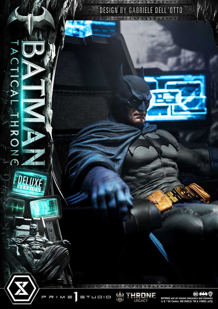 DC Comics Throne Legacy Collection Statue 1/3 Batman Tactical Throne Deluxe Version 57 cm 4580708047287