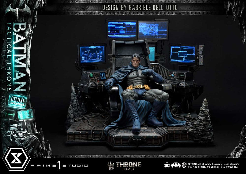DC Comics Throne Legacy Collection Statue 1/3 Batman Tactical Throne Deluxe Bonus Version 57 cm 4580708047294
