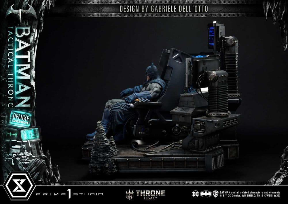 DC Comics Throne Legacy Collection Statue 1/3 Batman Tactical Throne Deluxe Bonus Version 57 cm 4580708047294