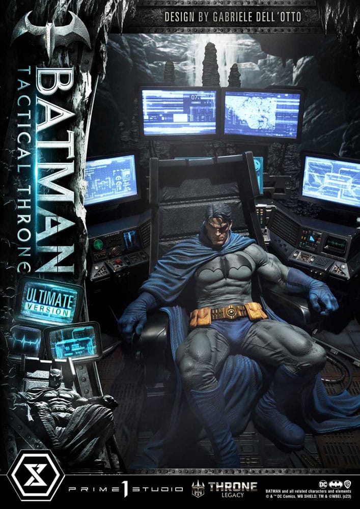 DC Comics Throne Legacy Collection Statue 1/3 Batman Tactical Throne Ultimate Bonus Version 57 cm 4580708047317