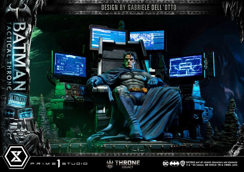 DC Comics Throne Legacy Collection Statue 1/3 Batman Tactical Throne Ultimate Bonus Version 57 cm 4580708047317
