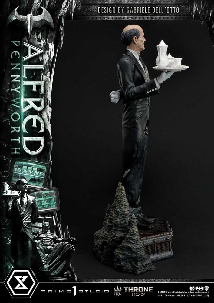 DC Comics Throne Legacy Series Statue Alfred Pennyworth (Batman Comics) Bonus Version 57 cm 4580708048154