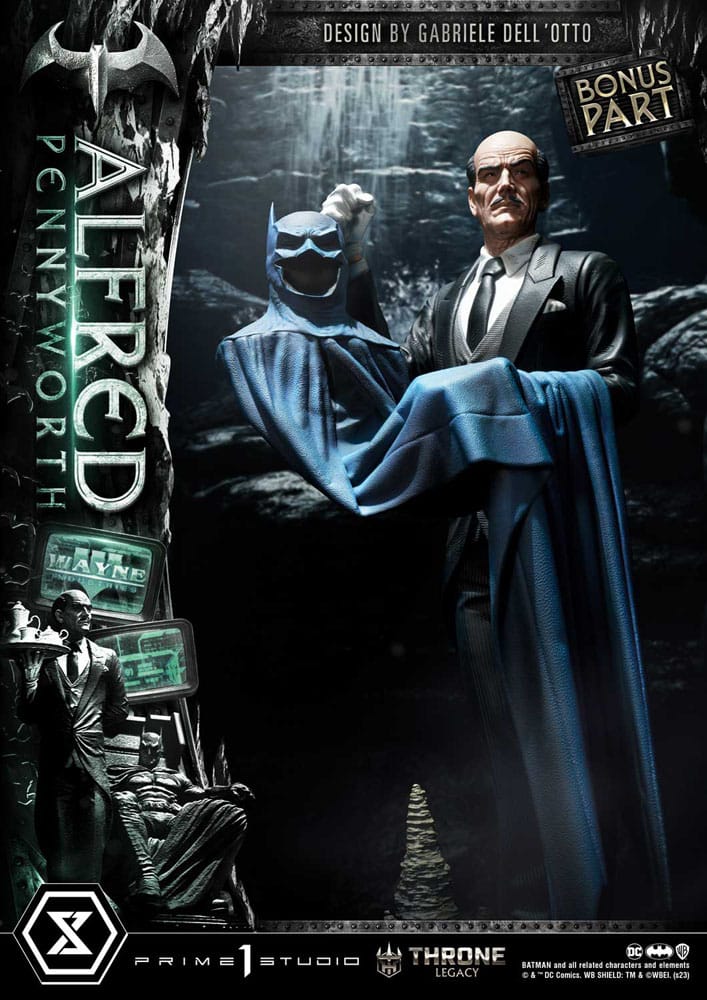 DC Comics Throne Legacy Series Statue Alfred Pennyworth (Batman Comics) Bonus Version 57 cm 4580708048154