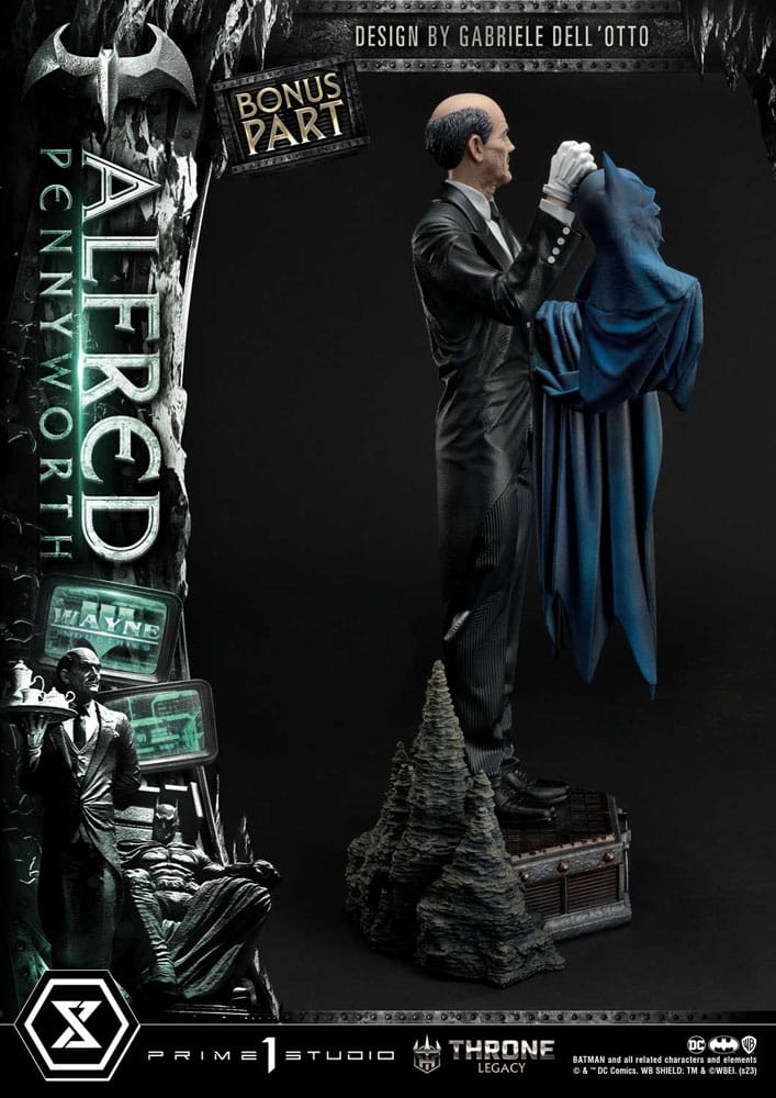 DC Comics Throne Legacy Series Statue Alfred Pennyworth (Batman Comics) Bonus Version 57 cm 4580708048154