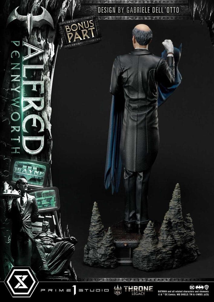 DC Comics Throne Legacy Series Statue Alfred Pennyworth (Batman Comics) Bonus Version 57 cm 4580708048154