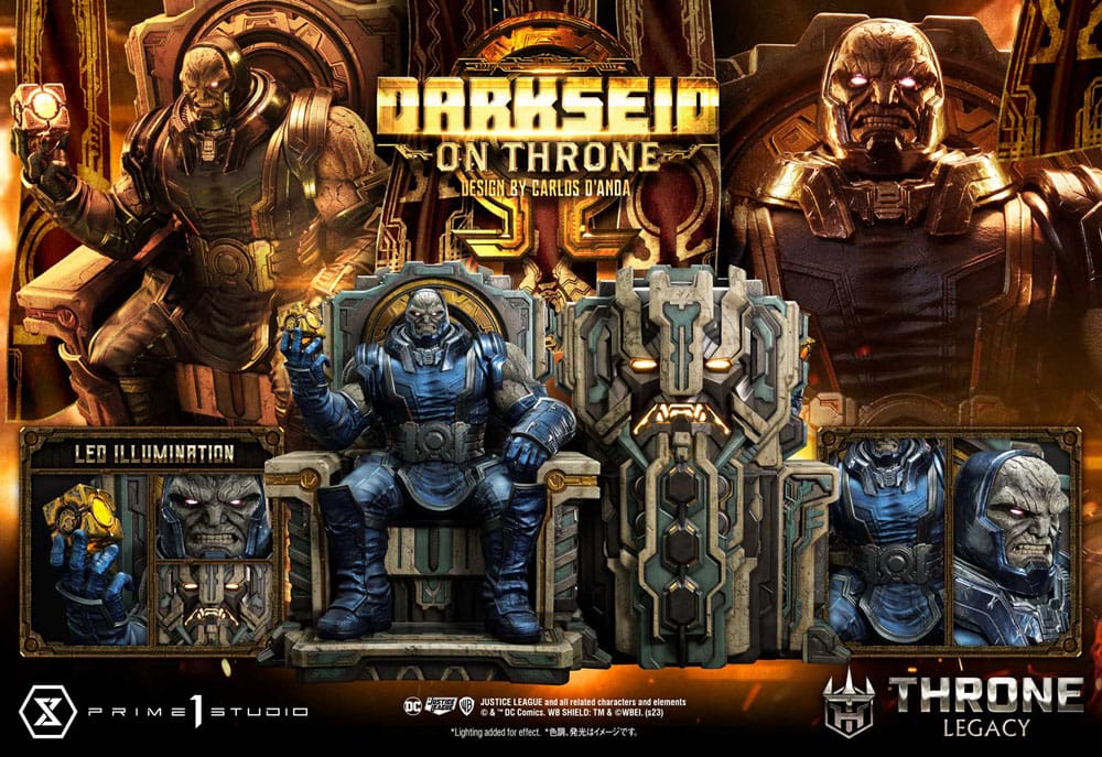 Throne Legacy Series Statue 1/4 Justice League (Comics) Darkseid on Throne Design by Carlos D'Anda Deluxe Version 65 cm 4580708048529