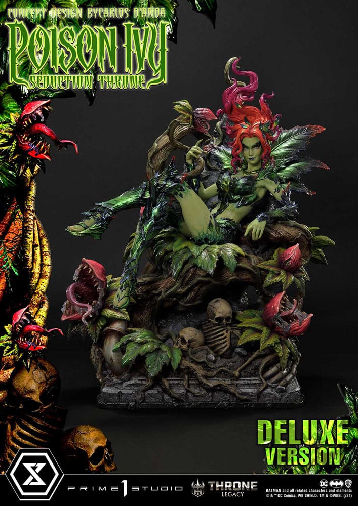 DC Comics Throne Legacy Collection Statue 1/4 Batman Poison Ivy Seduction Throne Deluxe Bonus Version 55 cm 4580708049007