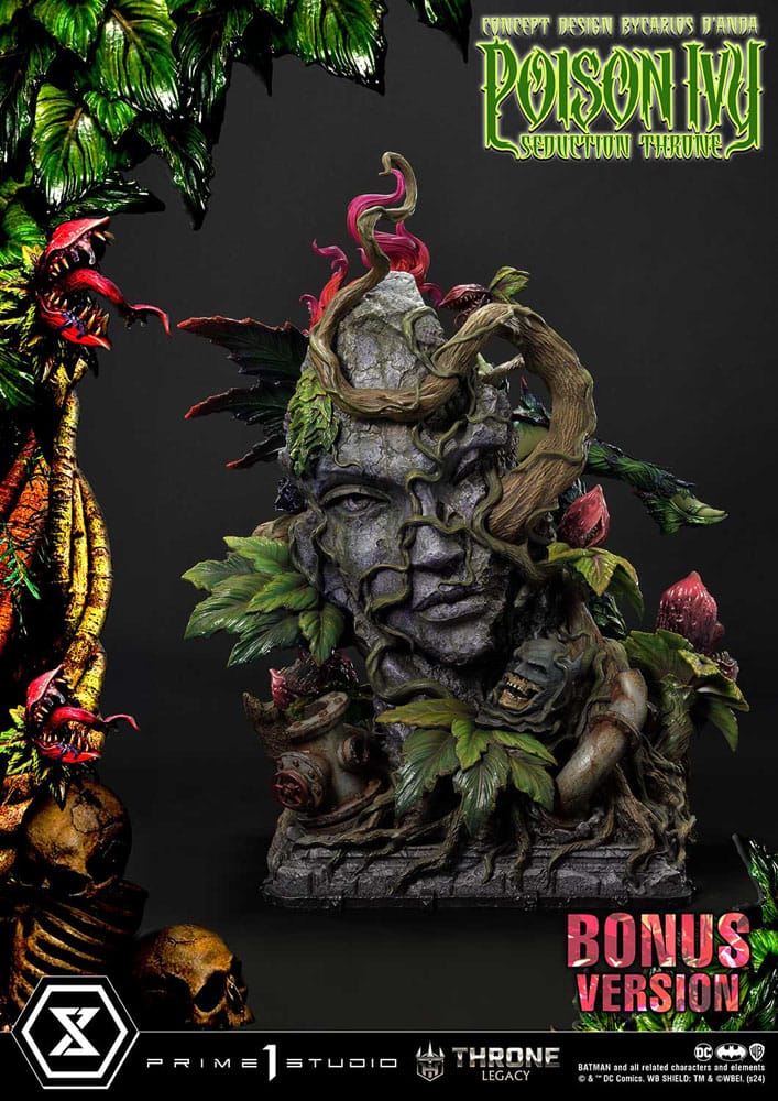 DC Comics Throne Legacy Collection Statue 1/4 Batman Poison Ivy Seduction Throne Deluxe Bonus Version 55 cm 4580708049007