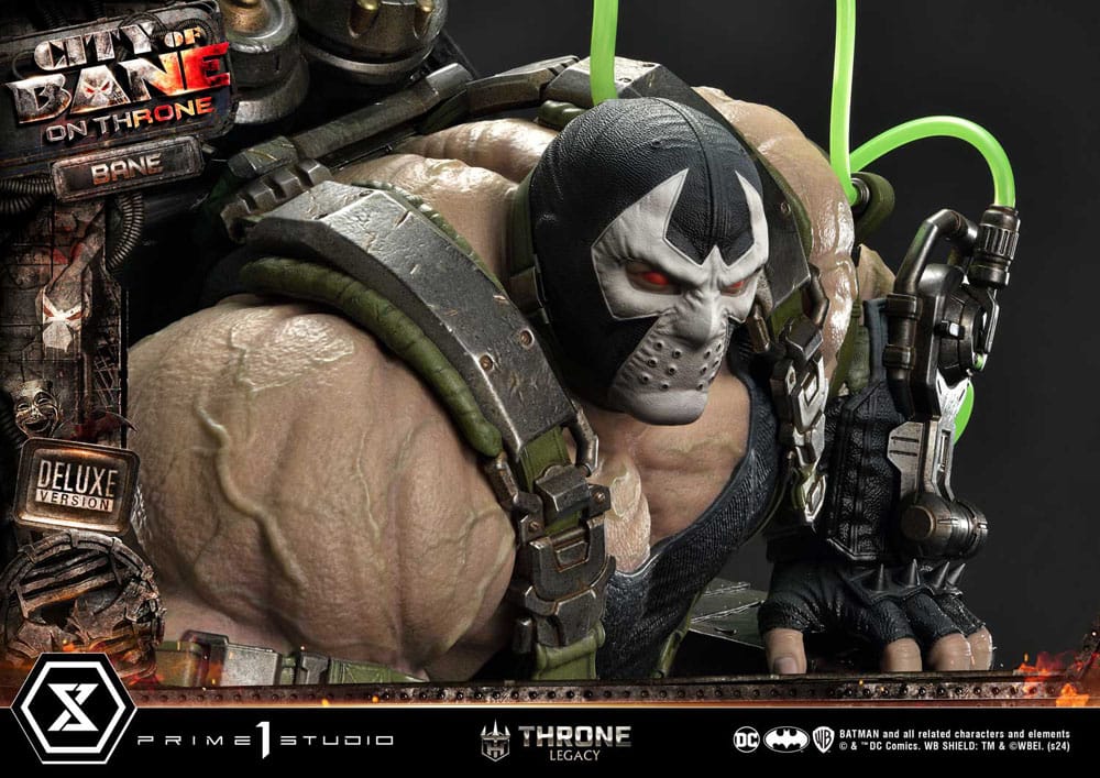 DC Comics Throne Legacy Collection Statue Statue 1/4 Batman Bane on Throne Deluxe Bonus Version 61 cm 4580708049304