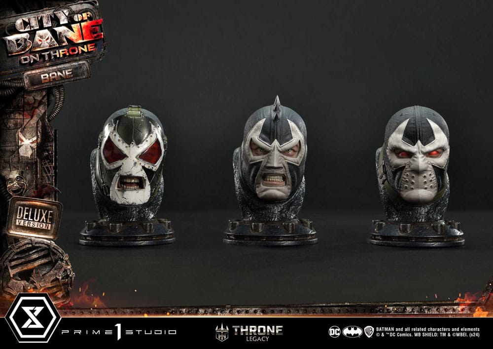 DC Comics Throne Legacy Collection Statue Statue 1/4 Batman Bane on Throne Deluxe Bonus Version 61 cm 4580708049304