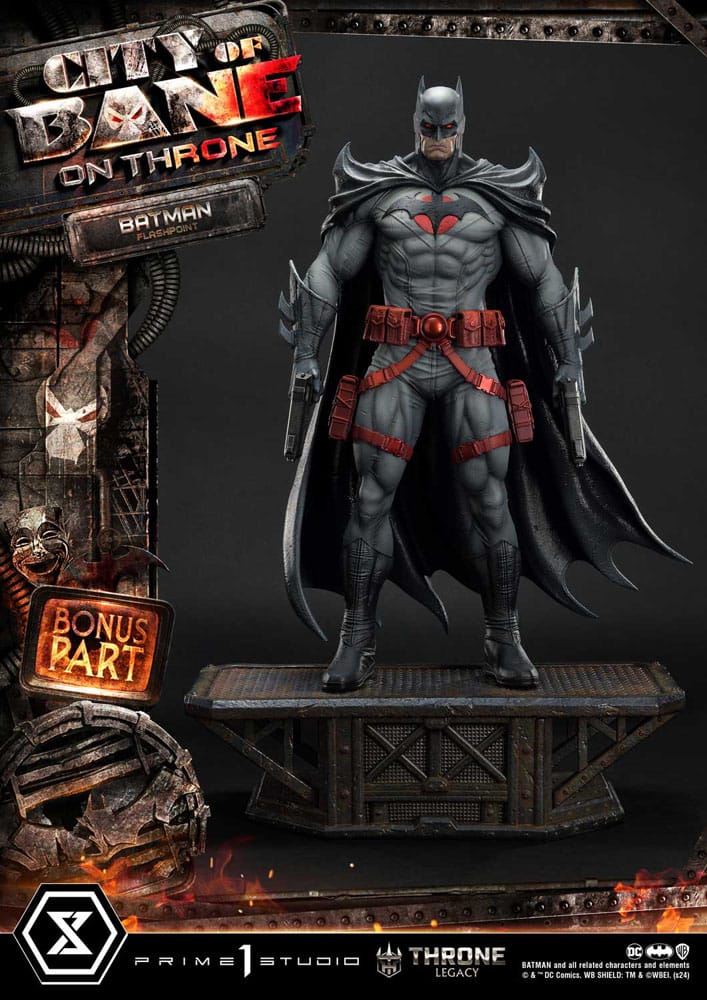 DC Comics Throne Legacy Collection Statue Statue 1/4 Flashpoint Batman Bonus Version 60 cm 4580708049267