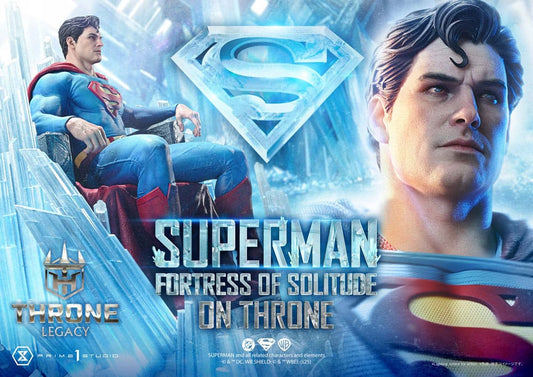 DC Comics Throne Legacy Collection Statue Statue 1/4 Superman Fortress of Solitude on Throne (Design by Gabriele Dell'Otto) 52 cm 4582647122148