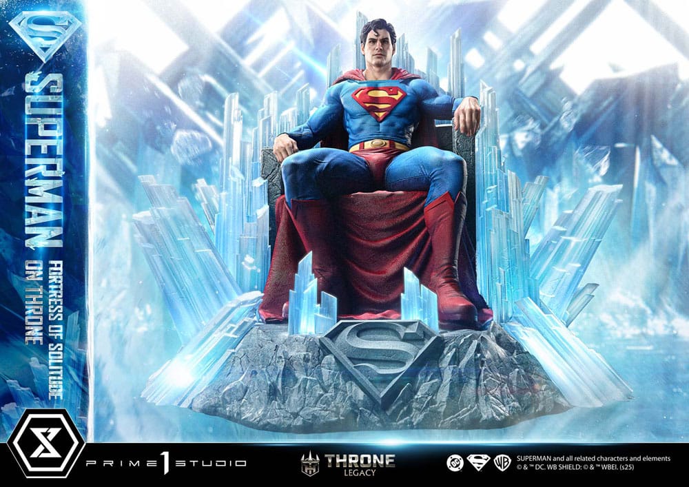 DC Comics Throne Legacy Collection Statue Statue 1/4 Superman Fortress of Solitude on Throne (Design by Gabriele Dell'Otto) 52 cm 4582647122148