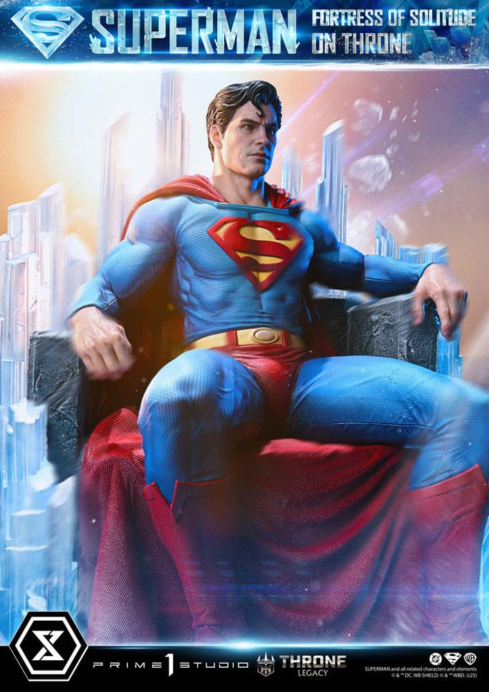 DC Comics Throne Legacy Collection Statue Statue 1/4 Superman Fortress of Solitude on Throne (Design by Gabriele Dell'Otto) 52 cm 4582647122148