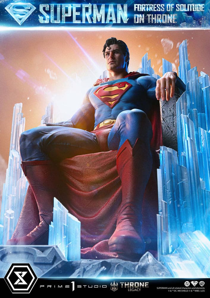 DC Comics Throne Legacy Collection Statue Statue 1/4 Superman Fortress of Solitude on Throne (Design by Gabriele Dell'Otto) 52 cm 4582647122148