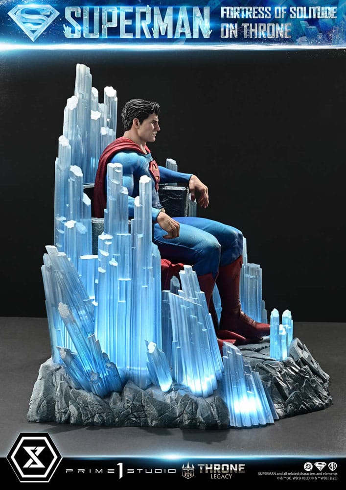 DC Comics Throne Legacy Collection Statue Statue 1/4 Superman Fortress of Solitude on Throne (Design by Gabriele Dell'Otto) 52 cm 4582647122148