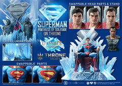 DC Comics Throne Legacy Collection Statue Statue 1/4 Superman Fortress of Solitude on Throne (Design by Gabriele Dell'Otto) Ultimate Version 52 cm 4582647122155