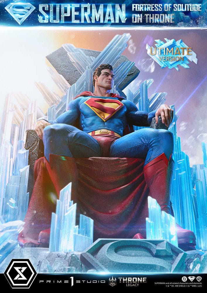 DC Comics Throne Legacy Collection Statue Statue 1/4 Superman Fortress of Solitude on Throne (Design by Gabriele Dell'Otto) Ultimate Bonus Version 4582647122162