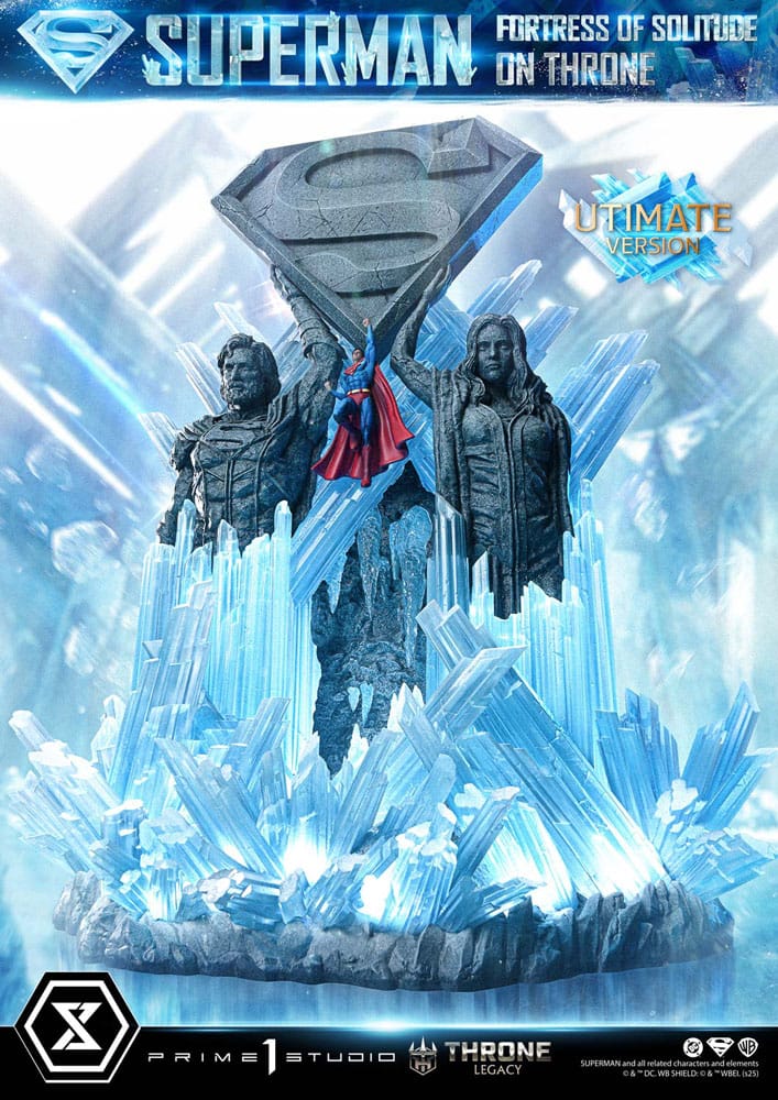 DC Comics Throne Legacy Collection Statue Statue 1/4 Superman Fortress of Solitude on Throne (Design by Gabriele Dell'Otto) Ultimate Bonus Version 4582647122162