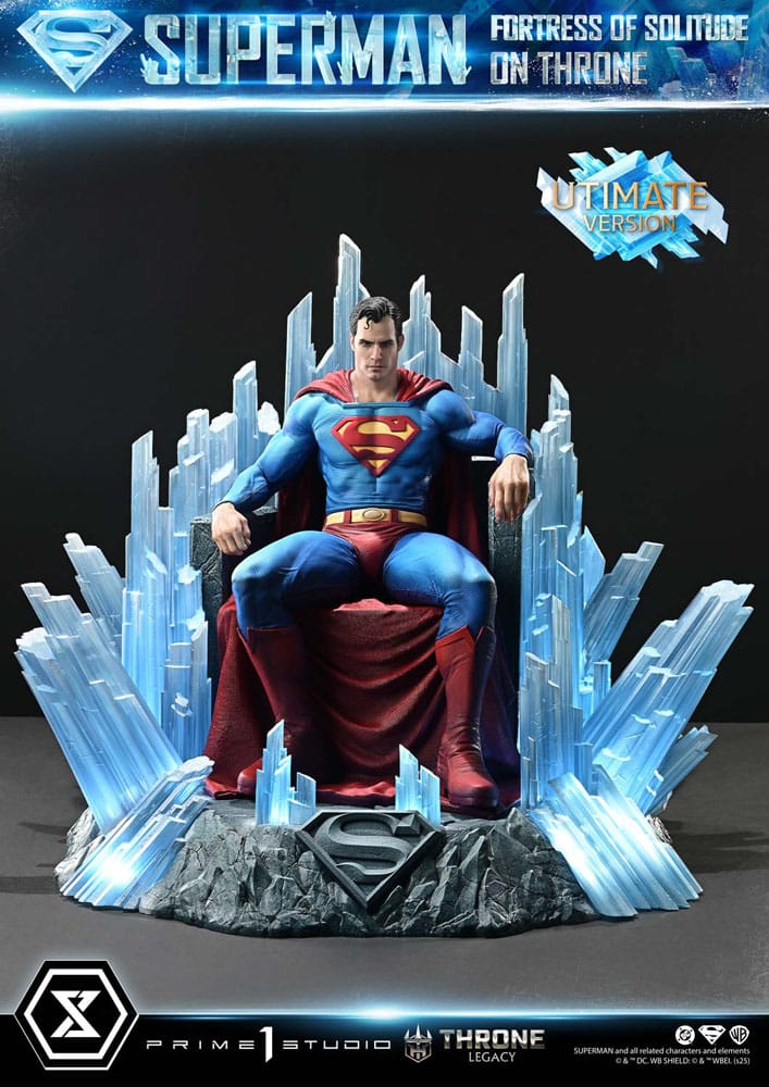DC Comics Throne Legacy Collection Statue Statue 1/4 Superman Fortress of Solitude on Throne (Design by Gabriele Dell'Otto) Ultimate Bonus Version 4582647122162