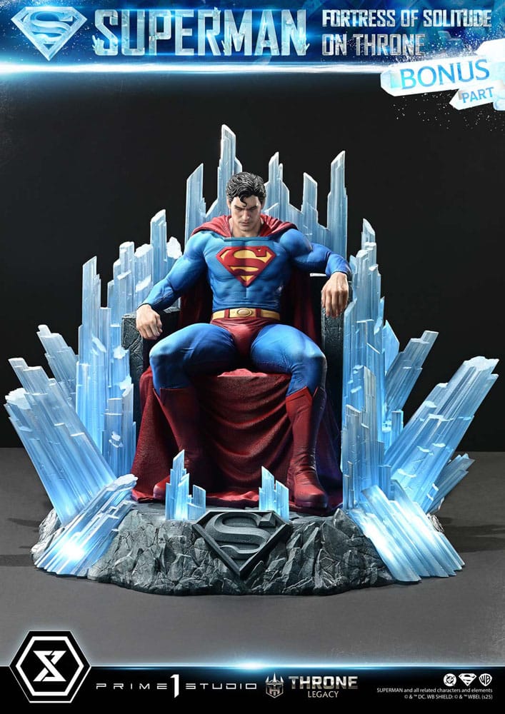 DC Comics Throne Legacy Collection Statue Statue 1/4 Superman Fortress of Solitude on Throne (Design by Gabriele Dell'Otto) Ultimate Bonus Version 4582647122162