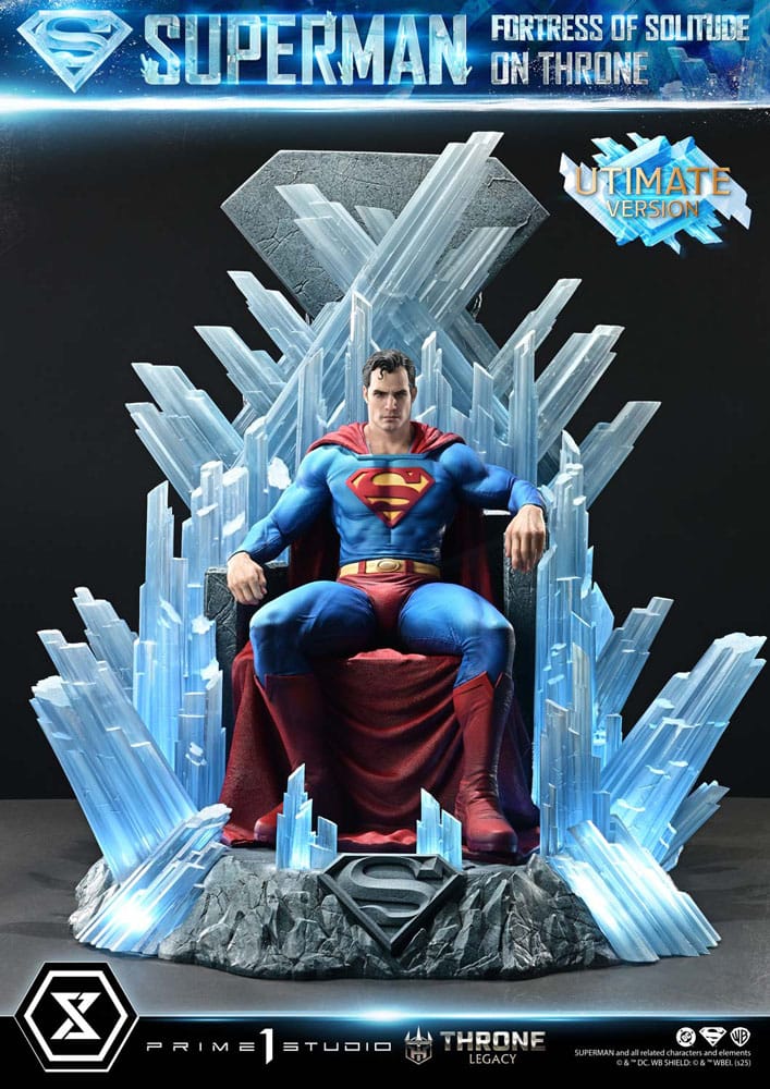 DC Comics Throne Legacy Collection Statue Statue 1/4 Superman Fortress of Solitude on Throne (Design by Gabriele Dell'Otto) Ultimate Bonus Version 4582647122162