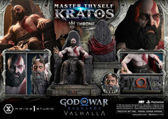 Throne Legacy God of War Series Statue 1/3 Ragnarok Master Thyself Kratos  67 cm 4582647123381