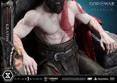 Throne Legacy God of War Series Statue 1/3 Ragnarok Master Thyself Kratos  67 cm 4582647123381