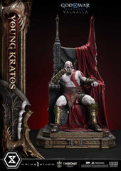 Throne Legacy God of War Series Statue 1/3 Ragnarok Young Thyself Kratos 91 cm 4582647123404