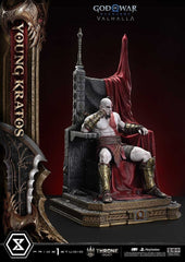 Throne Legacy God of War Series Statue 1/3 Ragnarok Young Thyself Kratos 91 cm 4582647123404
