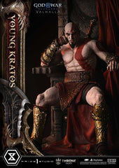 Throne Legacy God of War Series Statue 1/3 Ragnarok Young Thyself Kratos 91 cm 4582647123404