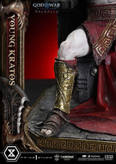 Throne Legacy God of War Series Statue 1/3 Ragnarok Young Thyself Kratos 91 cm 4582647123404