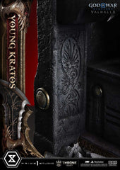 Throne Legacy God of War Series Statue 1/3 Ragnarok Young Thyself Kratos 91 cm 4582647123404
