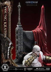Throne Legacy God of War Series Statue 1/3 Ragnarok Young Thyself Kratos 91 cm 4582647123404