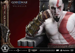Throne Legacy God of War Series Statue 1/3 Ragnarok Young Thyself Kratos 91 cm 4582647123404