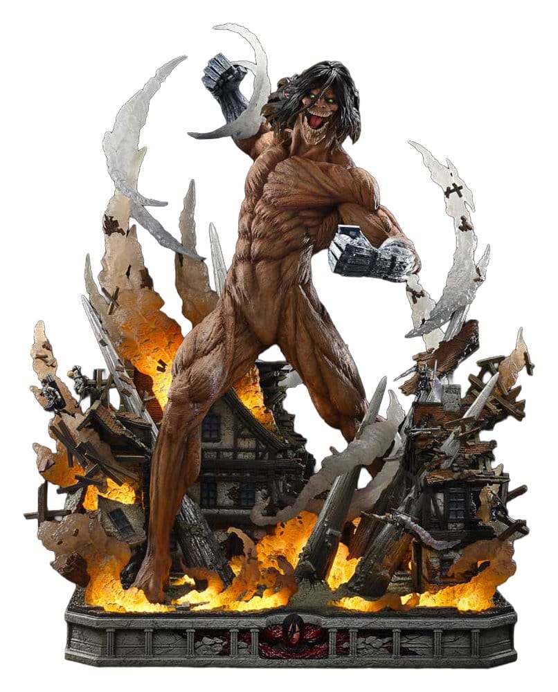 Attack on Titan (TV animation) Ultimate Diorama Masterline Statue Eren Yeager Attack Titan 81 cm 4582647124692