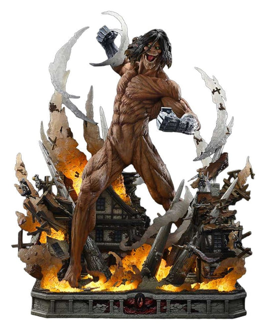 Attack on Titan (TV animation) Ultimate Diorama Masterline Statue Eren Yeager Attack Titan 81 cm 4582647124692