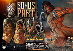 Attack on Titan (TV animation) Ultimate Diorama Masterline Statue Eren Yeager Attack Titan Bonus Version 81 cm 4582647124708
